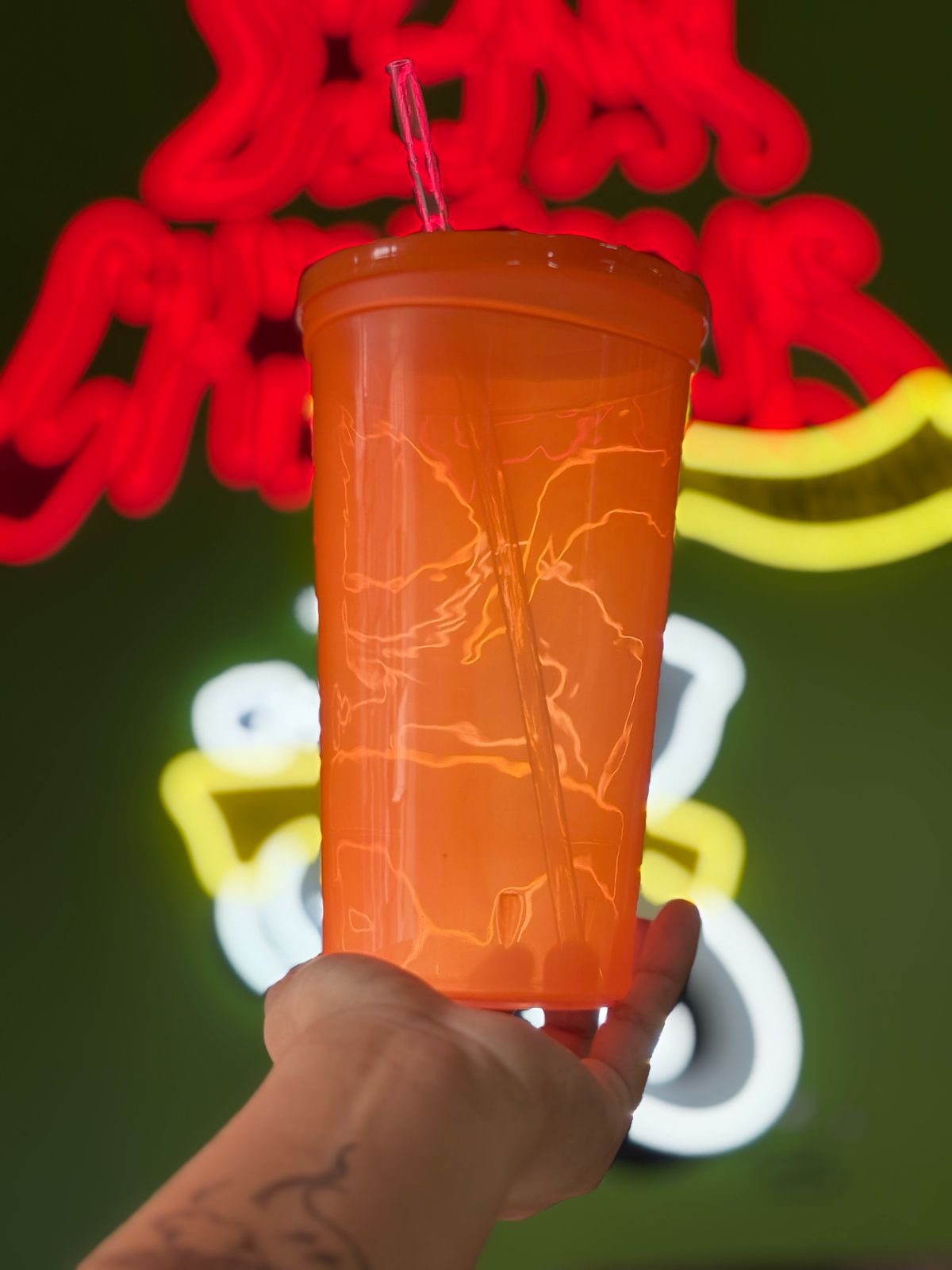 TERMO LISO NARANJA